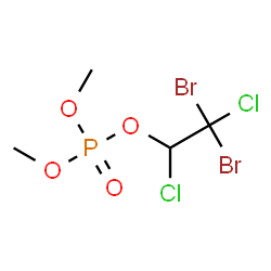 ChemSpider 2D Image | 2,2-Dibromo-1,2-dichloroethyl dimethyl phosphate | C4H7Br2Cl2O4P