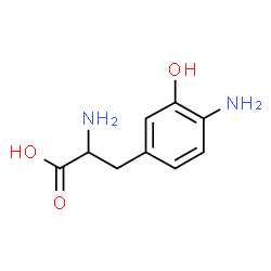 ChemSpider 2D Image | 4-Amino-3-hydroxyphenylalanine | C9H12N2O3