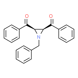 ChemSpider 2D Image | cis-1-benzyl-2,3-dibenzoylaziridine | C23H19NO2