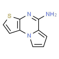 ChemSpider 2D Image | Pyrrolo[1,2-a]thieno[2,3-e]pyrazin-5-amine | C9H7N3S