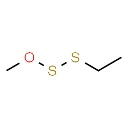 ChemSpider 2D Image | (Methoxydisulfanyl)ethane | C3H8OS2
