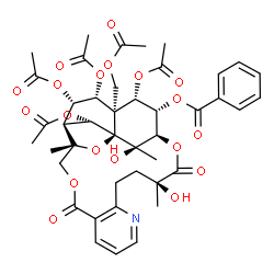 ChemSpider 2D Image | wilfordine | C43H49NO19