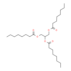ChemSpider 2D Image | Tricaprilin | C27H50O6
