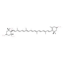 ChemSpider 2D Image | (3S,3'R,5R,6S)-5,6-Dihydro-beta,beta-carotene-3,3',5,6-tetrol | C40H58O4