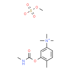 ChemSpider 2D Image | N,N,N,4-Tetramethyl-3-[(methylcarbamoyl)oxy]anilinium methyl sulfate | C13H22N2O6S
