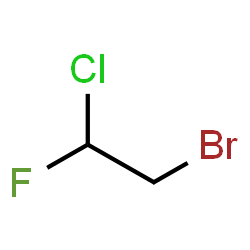 ChemSpider 2D Image | 2-Bromo-1-chloro-1-fluoroethane | C2H3BrClF