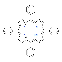 ChemSpider 2D Image | 5,10,15,20-Tetraphenyl-2,3-dihydroporphyrin | C44H32N4