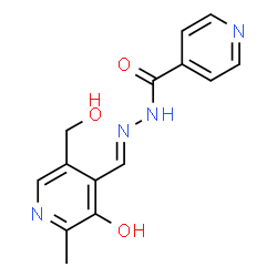 ChemSpider 2D Image | pyridoxal isonicotinoyl hydrazone | C14H14N4O3