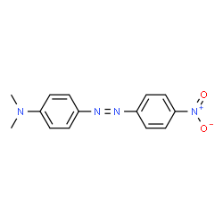 ChemSpider 2D Image | N,N-Dimethyl-4-[(4-nitrophenyl)diazenyl]aniline | C14H14N4O2