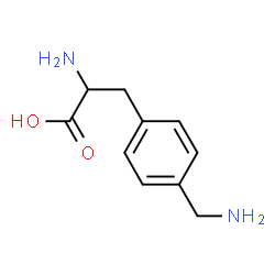 ChemSpider 2D Image | 4-(Aminomethyl)phenylalanine | C10H14N2O2