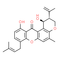 ChemSpider 2D Image | shamixanthone | C25H26O5