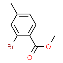 ChemSpider 2D Image | Methyl 2-bromo-4-methylbenzoate | C9H9BrO2