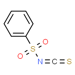 ChemSpider 2D Image | Benzenesulfonyl isothiocyanate | C7H5NO2S2