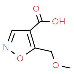 ChemSpider 2D Image | 5-(Methoxymethyl)isoxazole-4-carboxylic acid | C6H7NO4