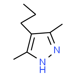 ChemSpider 2D Image | 3,5-Dimethyl-4-propyl-1H-pyrazole | C8H14N2