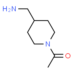 ChemSpider 2D Image | (1-Acetyl-4-piperidinyl)methanamine | C8H16N2O