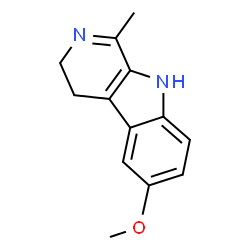 ChemSpider 2D Image | 6-Methoxyharmalan | C13H14N2O