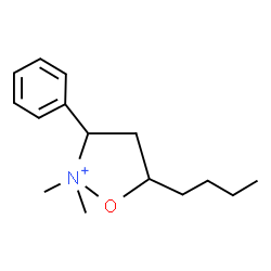 ChemSpider 2D Image | 5-Butyl-2,2-dimethyl-3-phenyl-1,2-oxazolidin-2-ium | C15H24NO