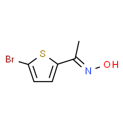 ChemSpider 2D Image | (1E)-1-(5-Bromo-2-thienyl)-N-hydroxyethanimine | C6H6BrNOS