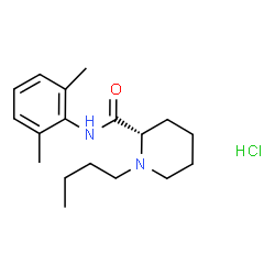 ChemSpider 2D Image | Levobupivacaine Hydrochloride | C18H29ClN2O