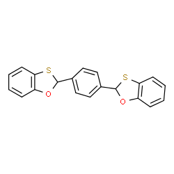 ChemSpider 2D Image | 2,2'-(1,4-Phenylene)bis(1,3-benzoxathiole) | C20H14O2S2