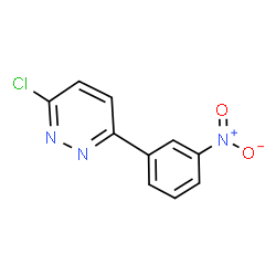 ChemSpider 2D Image | 3-Chloro-6-(3-nitrophenyl)pyridazine | C10H6ClN3O2