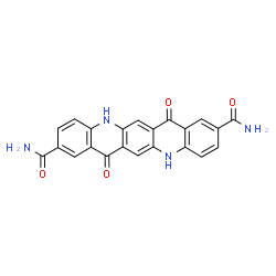 ChemSpider 2D Image | 5,7,12,14-tetrahydro-7,14-dioxoquino[2,3-b]acridine-2,9-dicarboxamide | C22H14N4O4