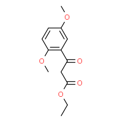 ChemSpider 2D Image | Ethyl 3-(2,5-dimethoxyphenyl)-3-oxopropanoate | C13H16O5