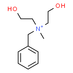 ChemSpider 2D Image | N-Benzyl-2-hydroxy-N-(2-hydroxyethyl)-N-methylethanaminium | C12H20NO2