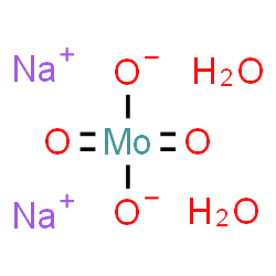 ChemSpider 2D Image | Sodium dioxido(dioxo)molybdenum hydrate (2:1:2) | H4MoNa2O6