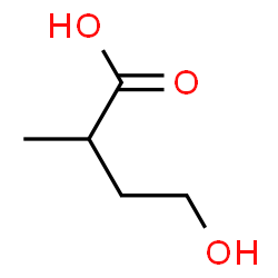 ChemSpider 2D Image | 4-Hydroxy-2-methylbutanoic acid | C5H10O3