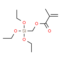 ChemSpider 2D Image | Methacryloxymethyltriethoxysilane | C11H22O5Si