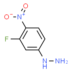 ChemSpider 2D Image | (3-Fluoro-4-nitrophenyl)hydrazine | C6H6FN3O2