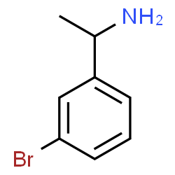 ChemSpider 2D Image | 1-(3-Bromophenyl)ethanamine | C8H10BrN