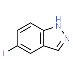 ChemSpider 2D Image | 5-Iodo-1H-indazole | C7H5IN2