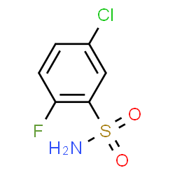 ChemSpider 2D Image | 5-Chloro-2-fluorobenzenesulfonamide | C6H5ClFNO2S