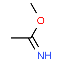 ChemSpider 2D Image | methyl acetimidate | C3H7NO