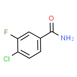 ChemSpider 2D Image | 4-Chloro-3-fluorobenzamide | C7H5ClFNO