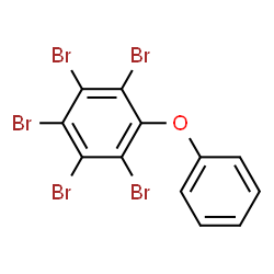 ChemSpider 2D Image | Pentabromophenoxybenzene | C12H5Br5O