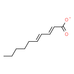 ChemSpider 2D Image | (2E,4E)-2,4-Decadienoate | C10H15O2