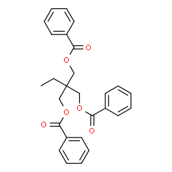 ChemSpider 2D Image | TRIMETHYLOLPROPANE TRIBENZOATE | C27H26O6