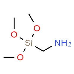 ChemSpider 2D Image | 1-(Trimethoxysilyl)methanamine | C4H13NO3Si