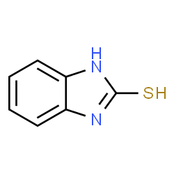 ChemSpider 2D Image | 1H-Benzimidazole-2-thiol | C7H5N2S