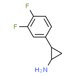 ChemSpider 2D Image | 2-(3,4-Difluorophenyl)cyclopropanamine | C9H9F2N