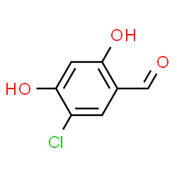 ChemSpider 2D Image | 5-Chloro-2,4-dihydroxybenzaldehyde | C7H5ClO3