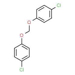ChemSpider 2D Image | Bis(4-chlorophenoxy)methane | C13H10Cl2O2
