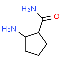 ChemSpider 2D Image | 2-Aminocyclopentanecarboxamide | C6H12N2O