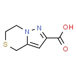 ChemSpider 2D Image | 6,7-Dihydro-4H-pyrazolo[5,1-c][1,4]thiazine-2-carboxylic acid | C7H8N2O2S