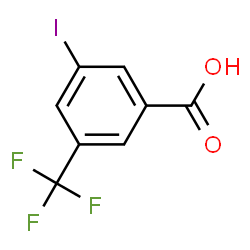 ChemSpider 2D Image | 3-Iodo-5-(trifluoromethyl)benzoic acid | C8H4F3IO2