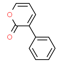 ChemSpider 2D Image | 3-Phenyl-2H-pyran-2-one | C11H8O2